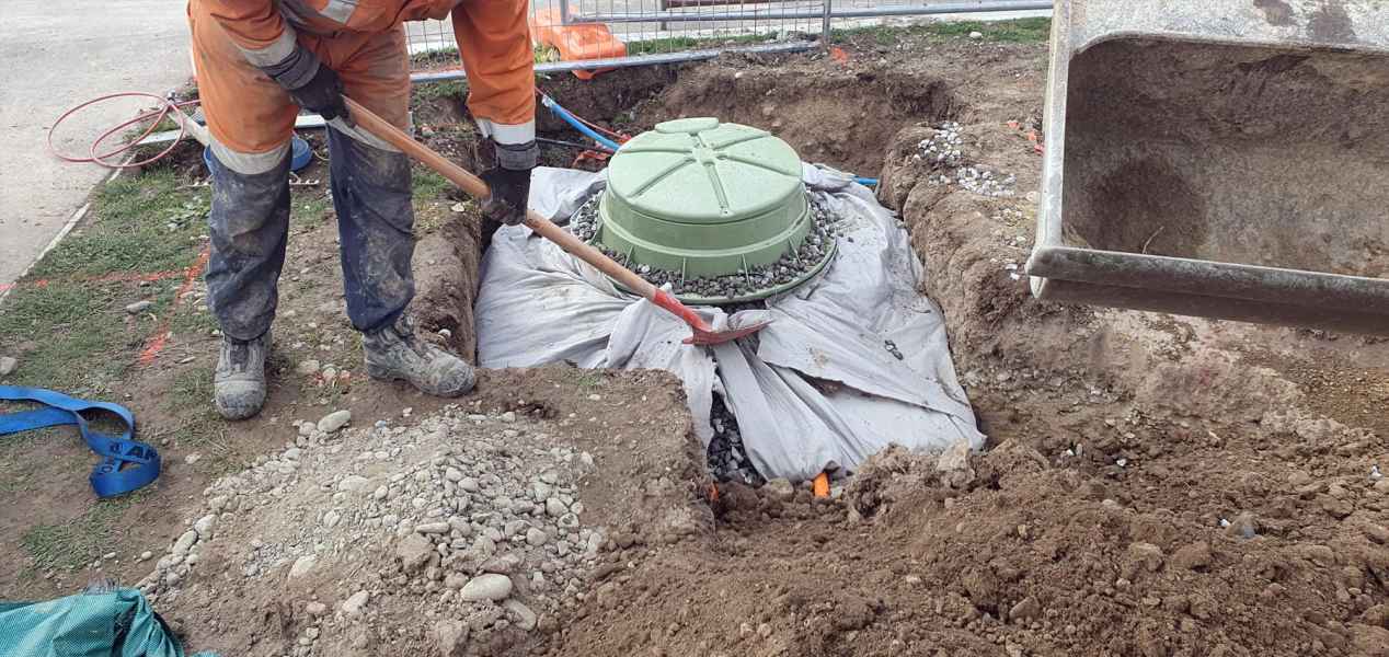 Smart Contracting drainage work in Christchurch