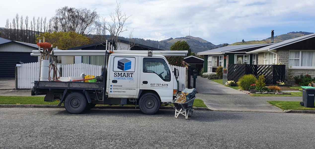 Smart Contracting drainage work in Christchurch