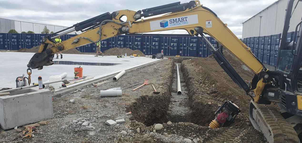Smart Contracting drainage work in Christchurch