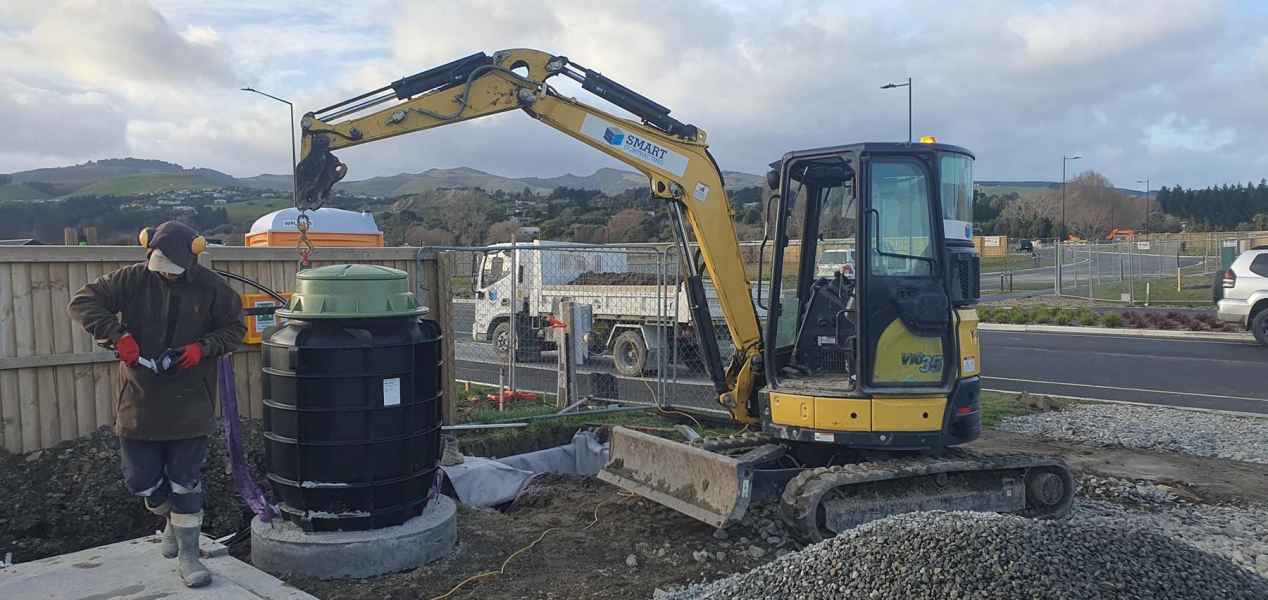 Smart Contracting drainage work in Christchurch