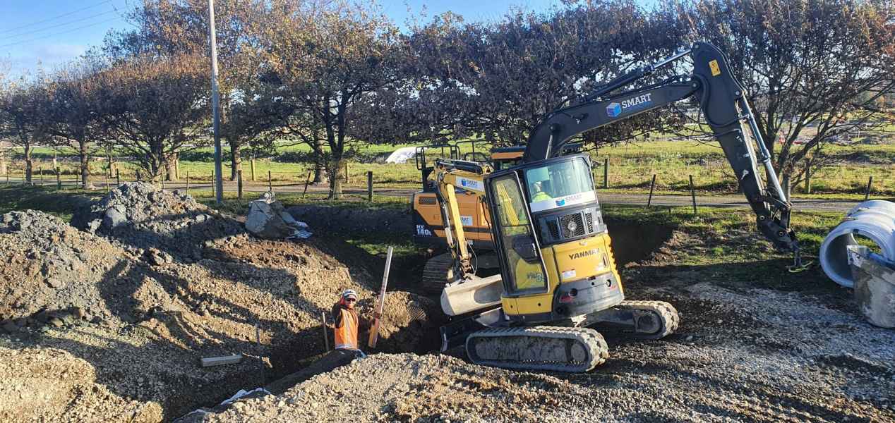 Smart Contracting drainage work in Christchurch